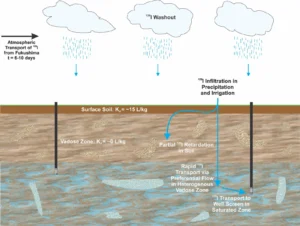Tracking the Fallout and Fate of Fukushima Iodine-129 in Rain and Groundwater