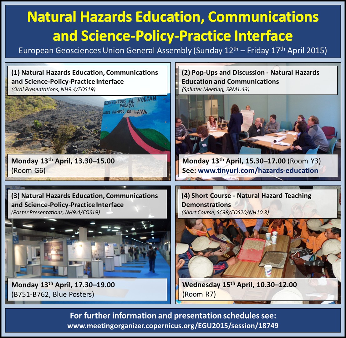 Geology for Global Development EGU General Assembly 2015 Events and