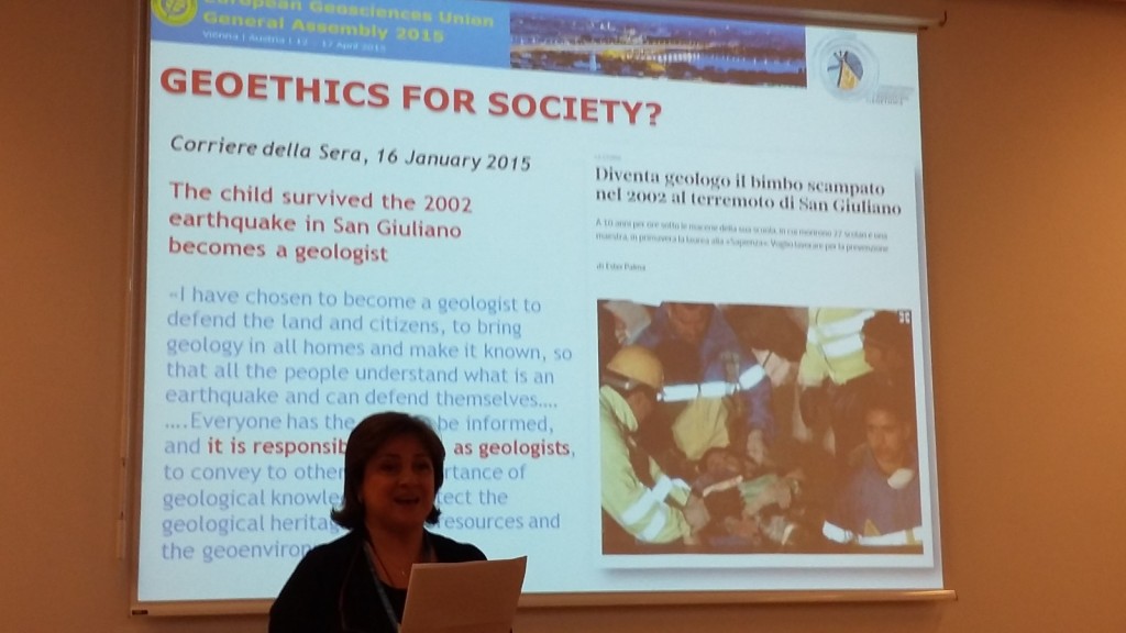 EGU15 Session Overview: Putting Geoethics at the Heart of Geoscience