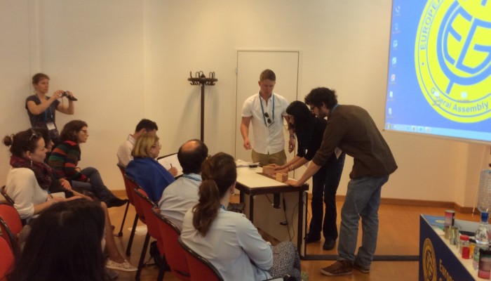 EGU15 Photos: Natural Hazards Demonstrations Short Course