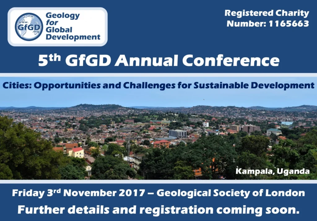 GfGD 5th Annual Conference: Cities, Geoscience, and Sustainable Development