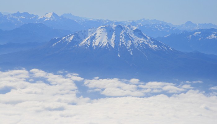 Calbuco erupts. April 22, 2015.