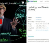 A buffet of new resources for teaching hydrology and water resources!