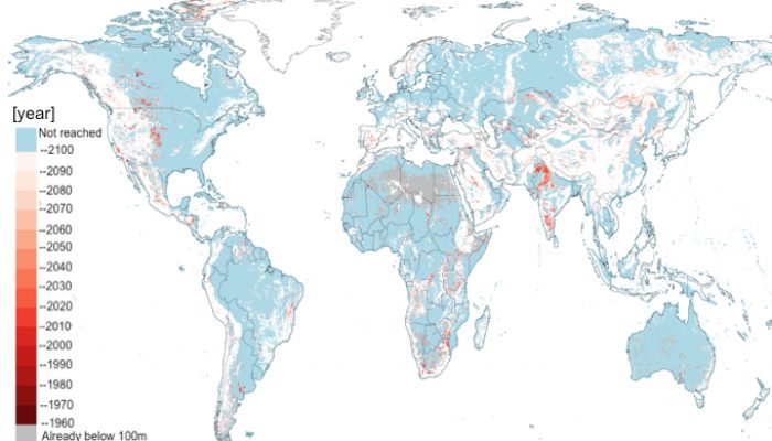 Limits to global groundwater use