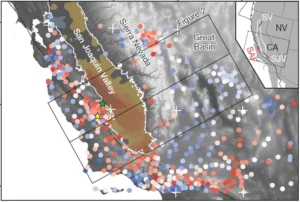 Groundwater extraction can move mountains