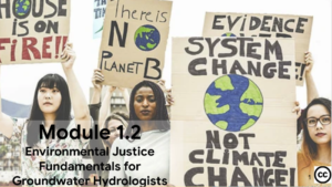 How to add environmental justice into your groundwater classes