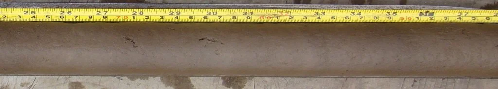 Segment of a core extracted from Brotherswater, UK. Photo: D. Schillereff