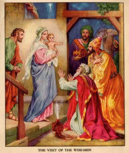 The Visit of the Three Wise Men, ca. 1900 - Source: Wikimedia Commons.