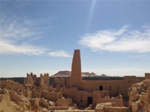 View of Siwa Landscape from the Temple of Amun - Authors own image.