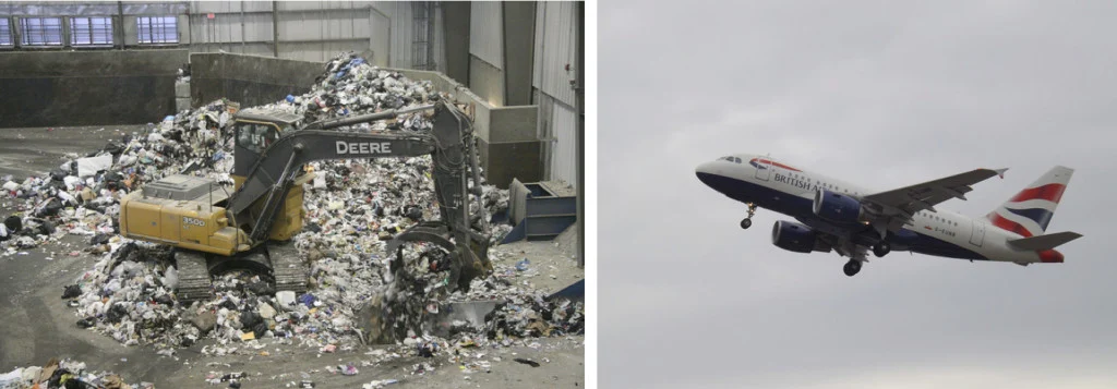 Landfill to jet fuel
