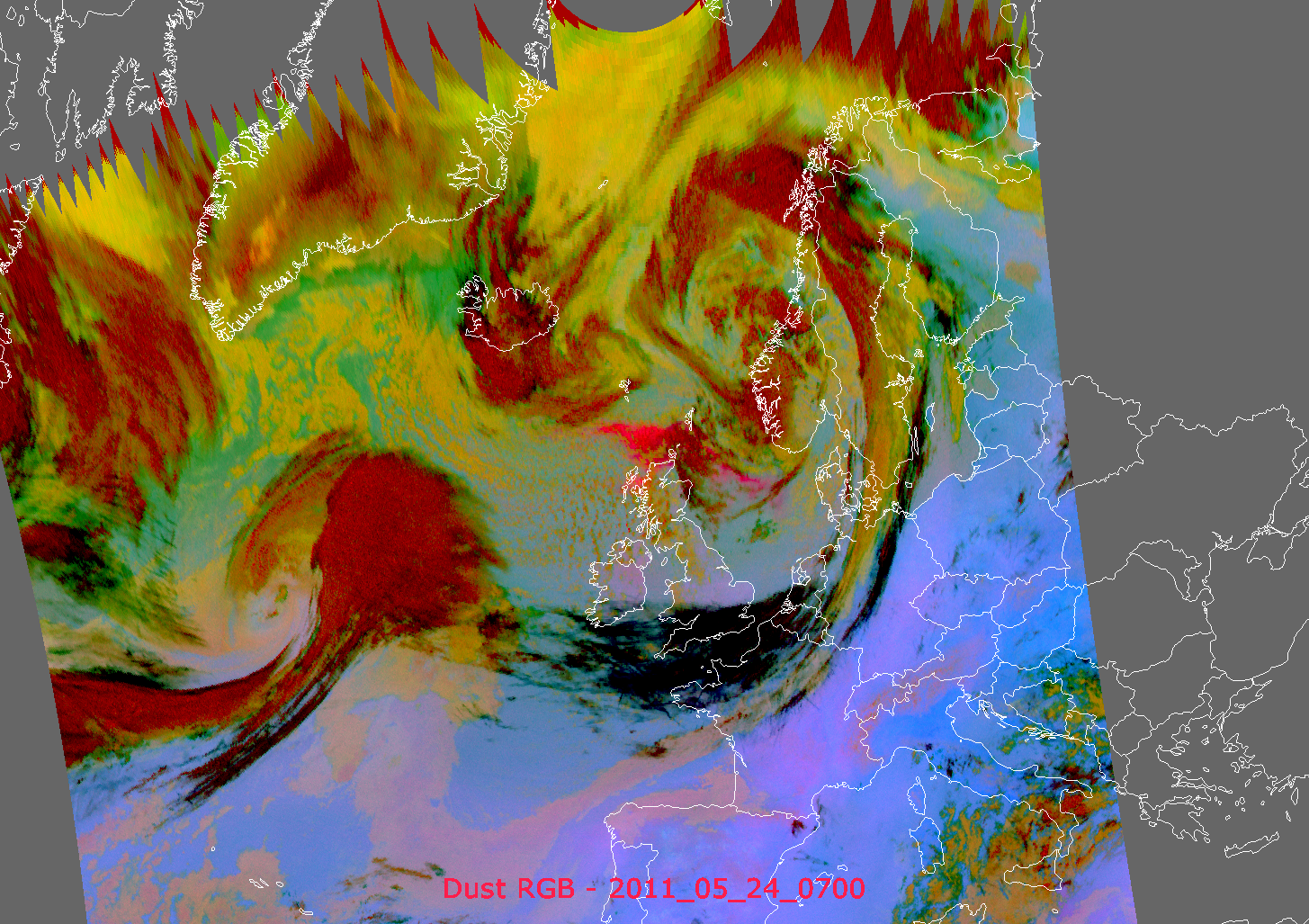 Grímsvötn Altitude Imagery, copyright EUMETSAT (2011)