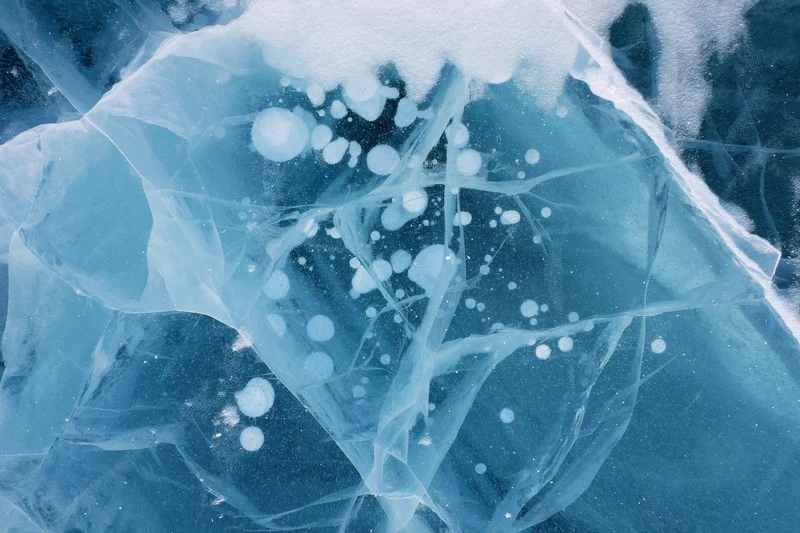 Frozen Lena-Delta by Thomas Ernsdorf, distributed by EGU under a Creative Commons licence.