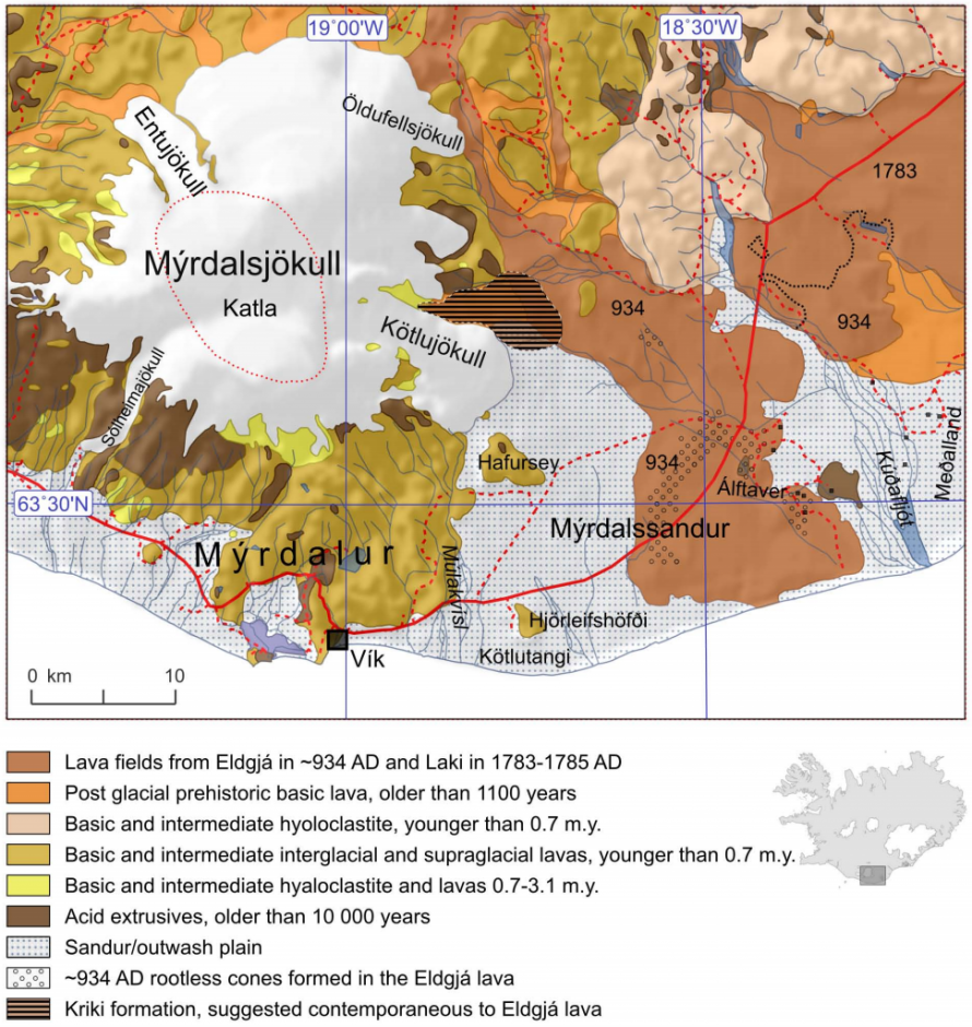 Katla and the Mýrdalssandur outwash plain