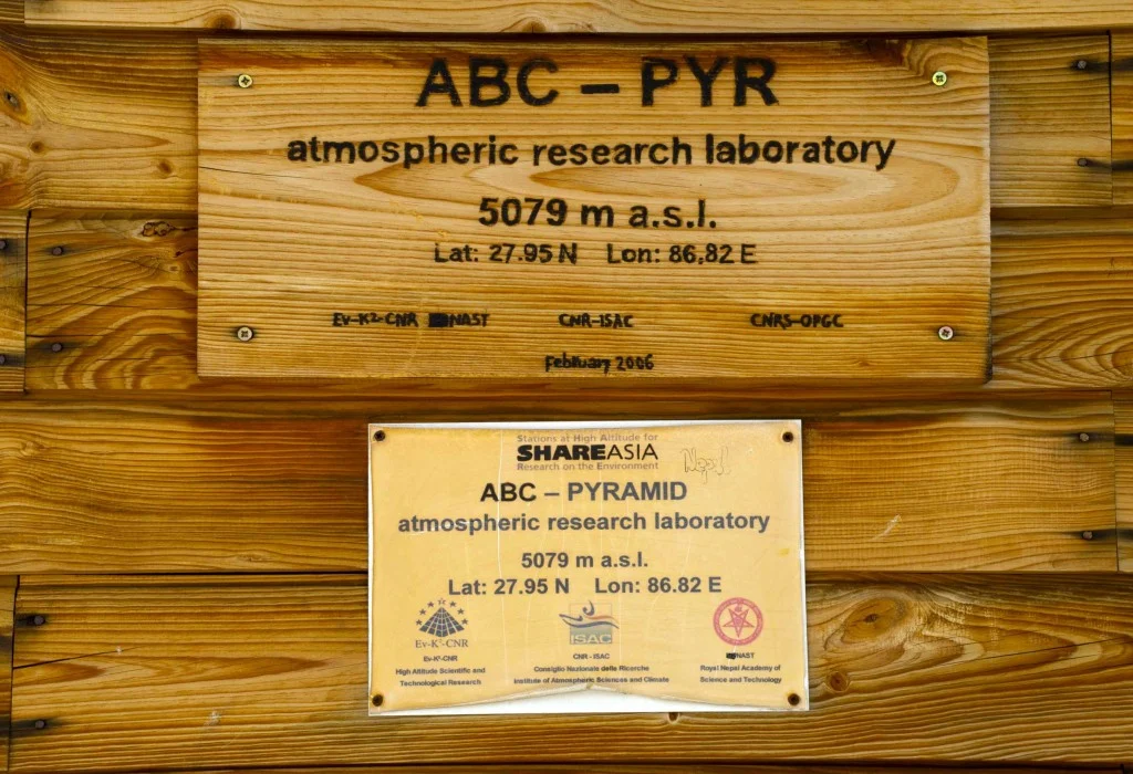 The observatory, which was set up by the Ev-K2-CNR Committee and the Nepal Academy of Science and Technology, has allowed continuous measurements of pollutants since 2006. (Credit: Jane Qiu)
