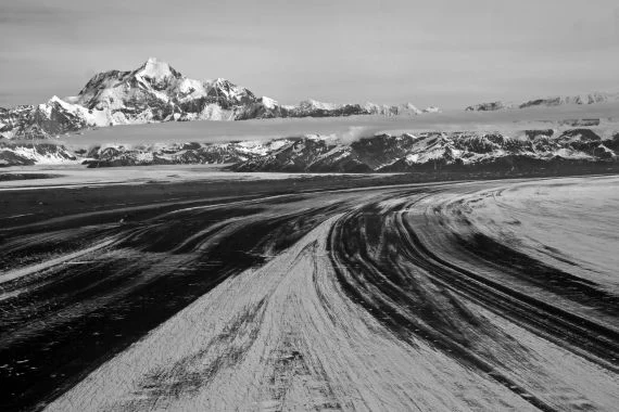 “Mt St Elias and Malaspina” by Jean-Daniel Champagnac, distributed by the EGU under a Creative Commons licence.