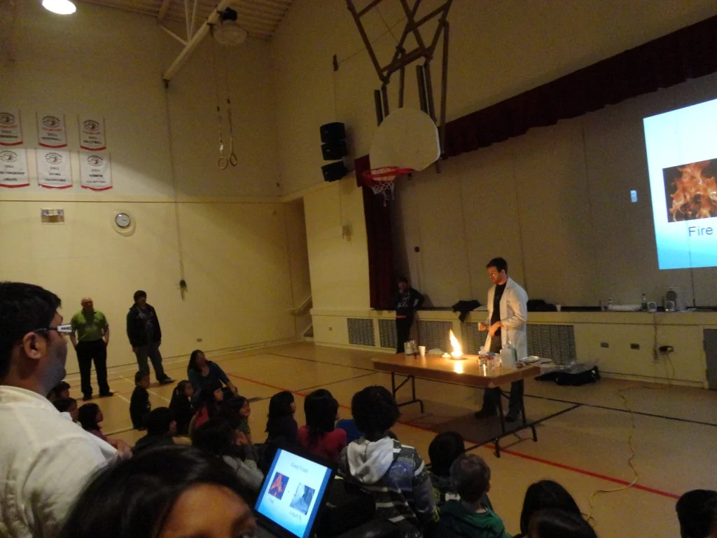 Sharing the excitement of science in schools. (Credit: Matt Herod)