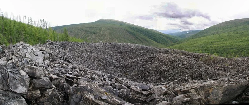 View from the crater. (Credit: Dmitry Demezhko, distributed via imaggeo.egu.eu)