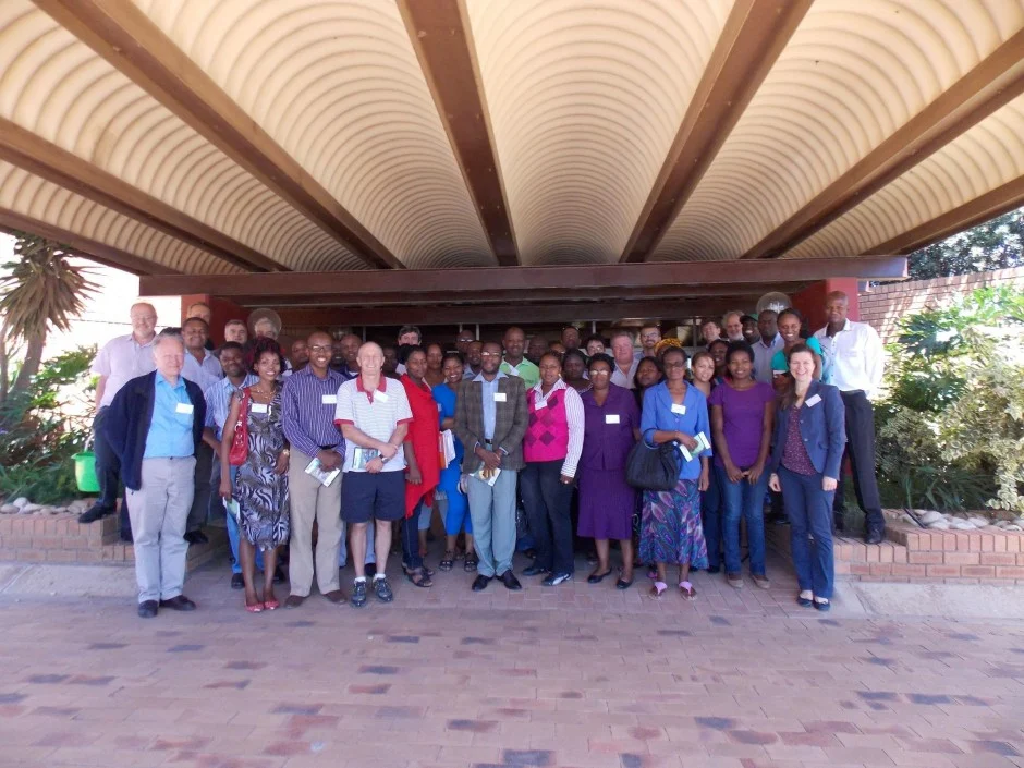 All of us outside the front of NMMU’s Missionvale Campus. Credit: Jane Robb