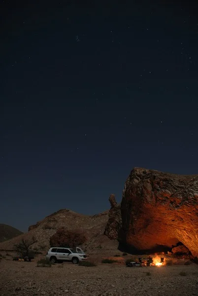 Field camp at a cave. (Credit: Simon Virgo,via imaggeo.egu.eu)