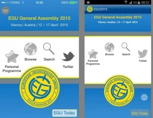   Spot the difference! The dashboard on the iPhone and Android app. 
