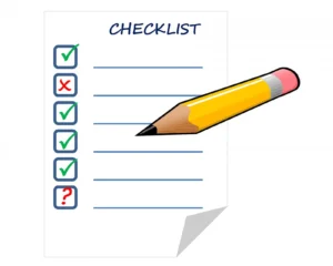 Ensure your activity runs smoothly by having a good packing list that includes which includes all the materials you need to run the activity. Source: Pixabay.