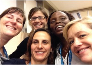 Anna (center) with other teachers at the 2015 GIFT workshop in Vienna. (Credit: Anna Elisabetta Merlini). 