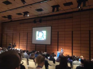 Matt Taylor speaking at the 2016 General Assembly. Credit: Laura Roberts/EGU