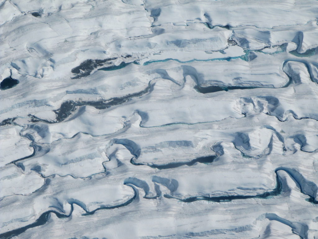 Imaggeo On Monday: Contorted Streams on the Gates Glacier