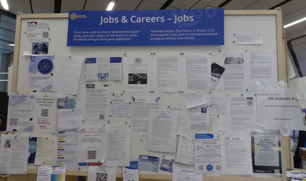 Let’s get to work: Jobs and Careers opportunities at EGU25