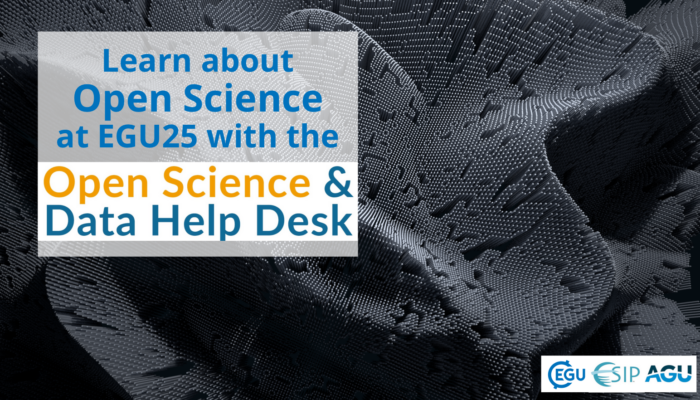 Wondering what Open Science means in practice at EGU25? Visit the Open Science & Data Help Desk!