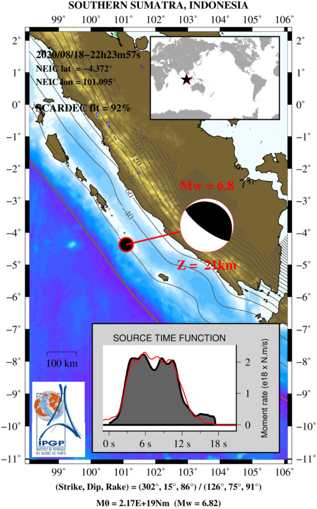 Earthquake of the month: Bengkulu – Indonesia M 6.8-6.9