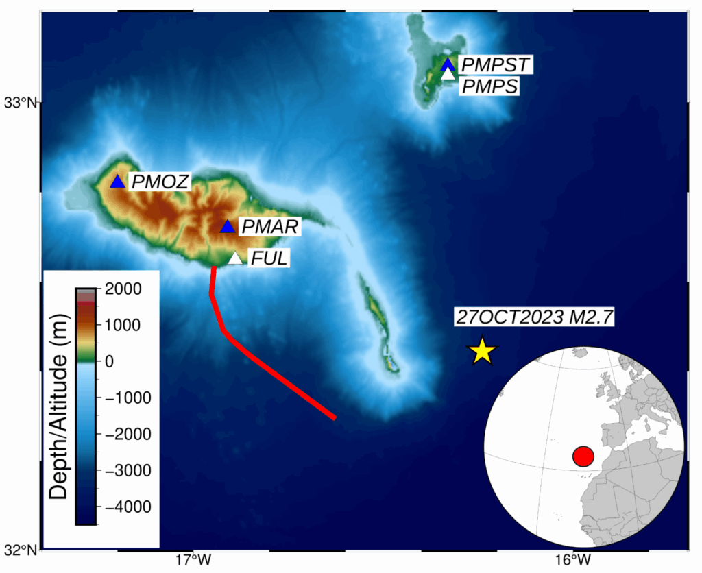 What Distributed Acoustic Sensing (DAS) can find in the Atlantic Ocean