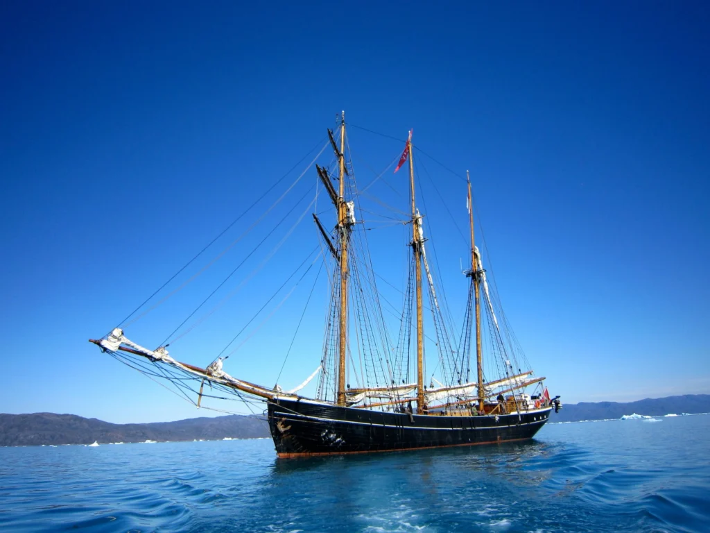 The majestic arctic schooner "Activ" (Credit: A.-K. Faber)