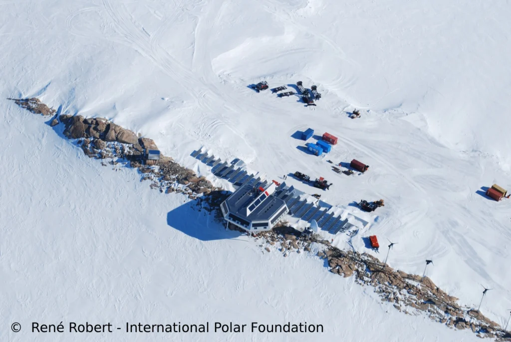 Princess Elisabeth Station, (Dronning Maud Land, East Antarctica). This seasonal station is located hundred of kilometers from the 