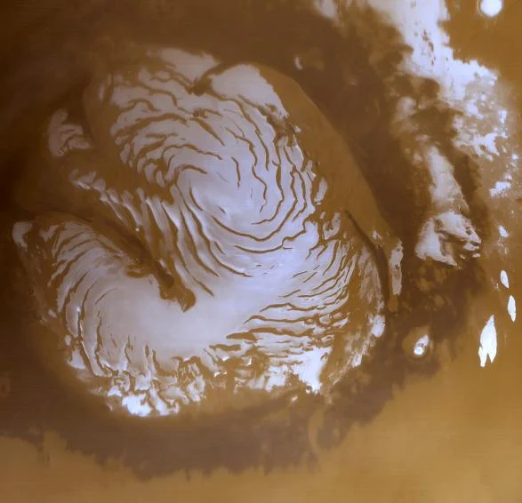 Image of the Week – Ice caps on Mars?!