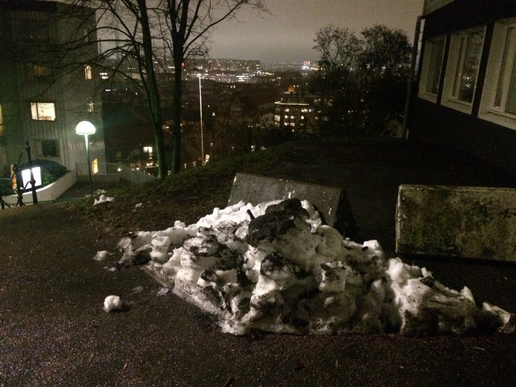 Image of the week – How hard can it be to melt a pile of ice?!