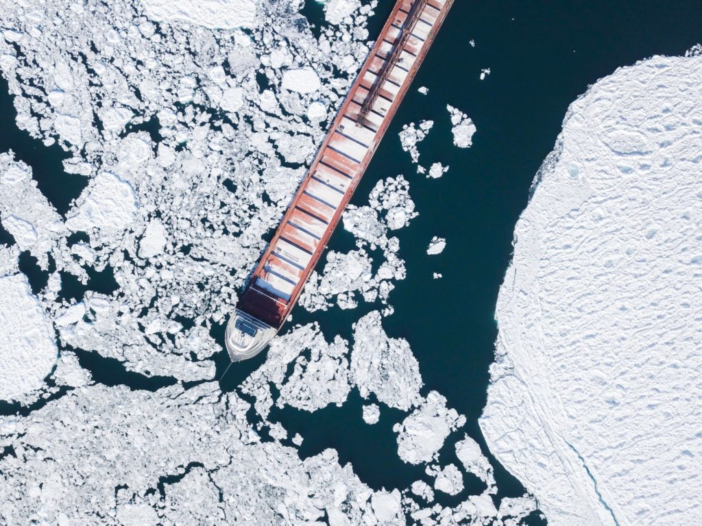 Mapping sea ice from space