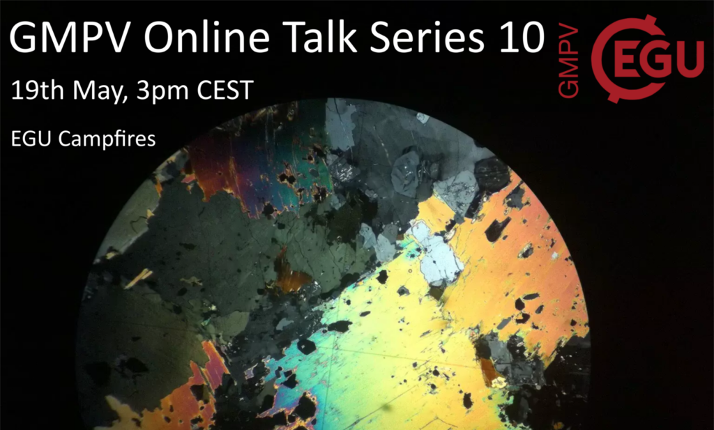 GMPV ECS online talks: Wednesday 19th May 3pm CEST