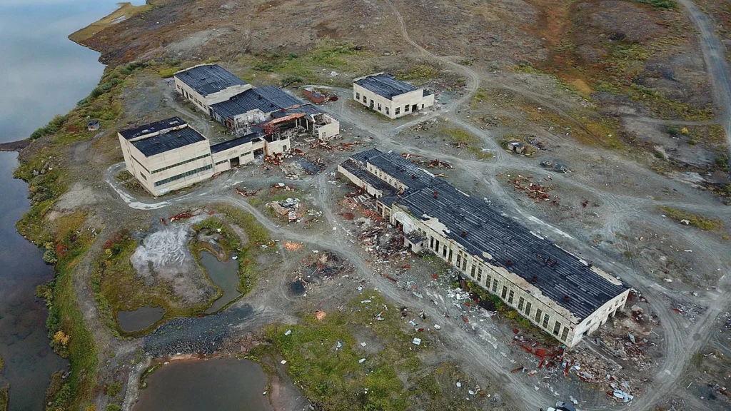 Site of the Kola superdeep borehole, Russia. 2020