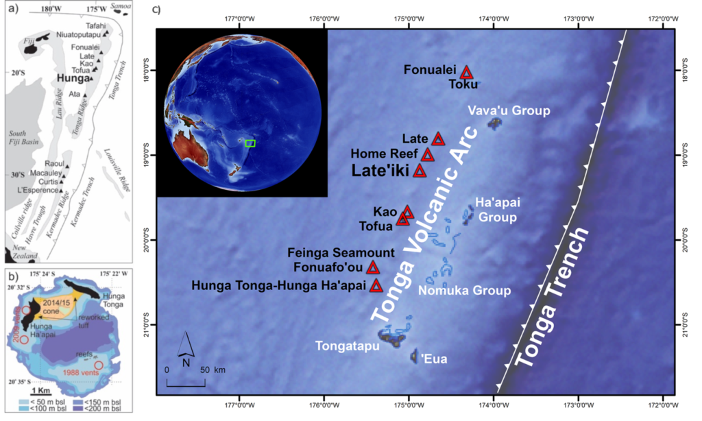 Geological setting Hunga