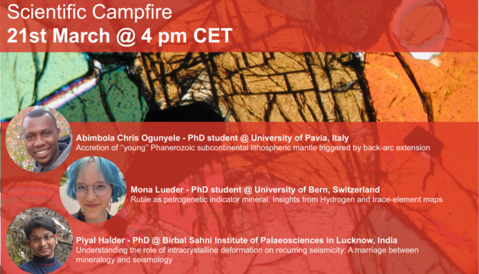 EGU GMPV ECS Campfires – Thursday March 21st @ 4pm CET