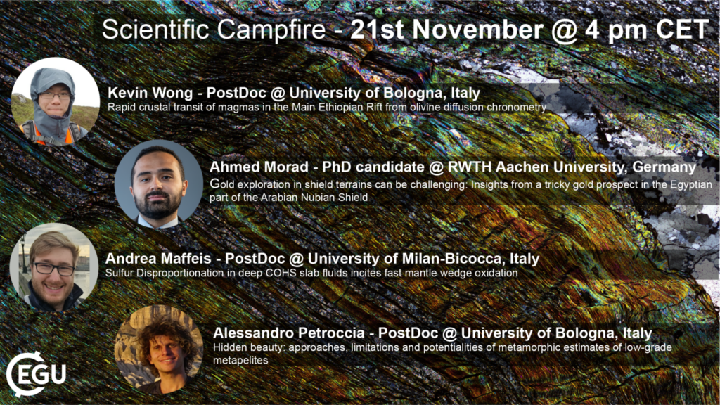 EGU GMPV ECS Campfires – Thursday November 21st @ 4pm CET