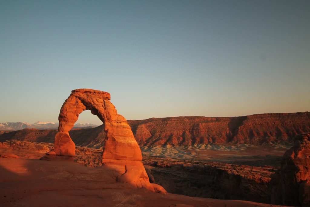 Famous geological sites: Delicate Arch, Utah