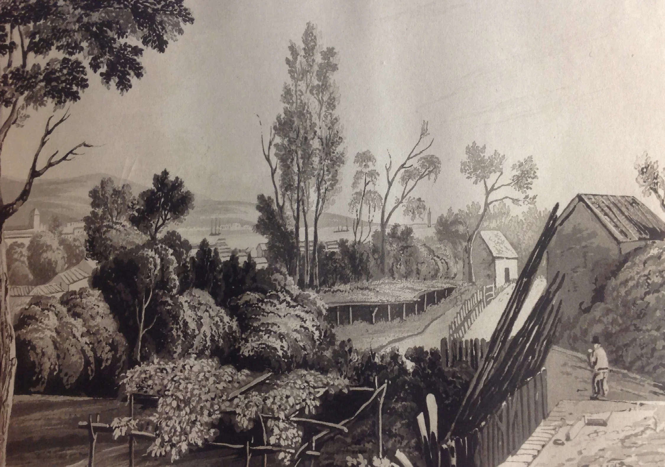 View from Maria Graham's house. Bodleian libraries, Oxford, 4° R 56 Jur. 