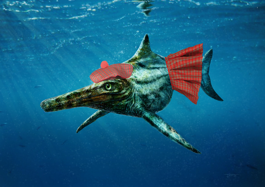 New ‘fish lizard’ used to prowl the Scottish seas