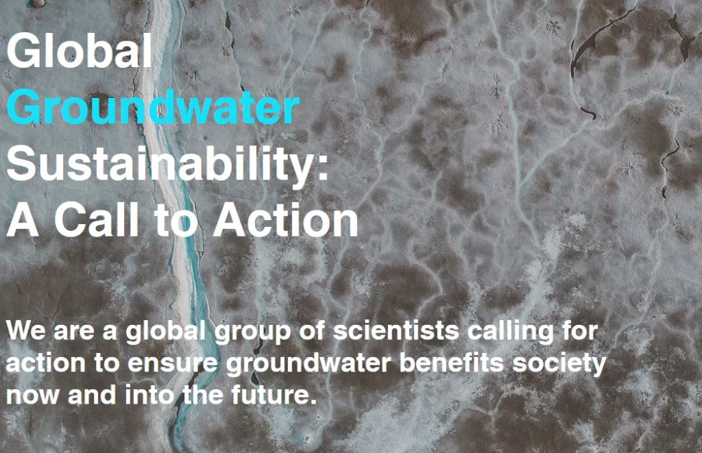 Global Groundwater Sustainability – A Call to Action… do you want to sign?