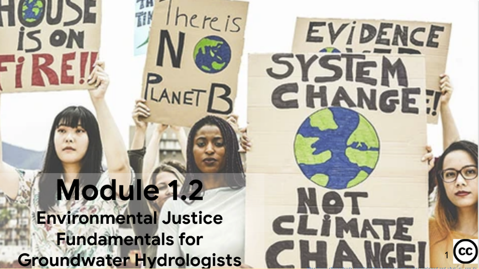 How to add environmental justice into your groundwater classes