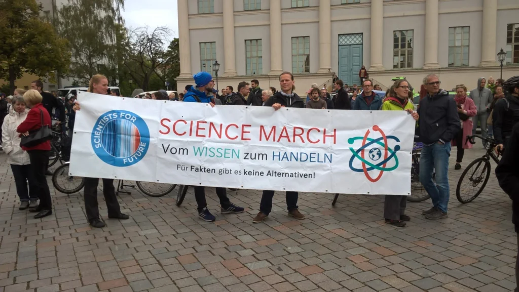 Scientists for Future at the Alter Markt, Potsdam.