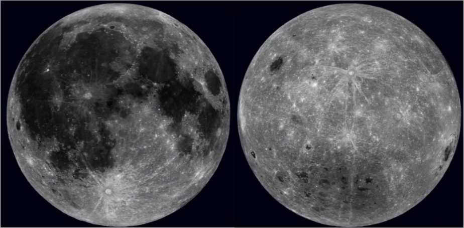 moon far and near sides