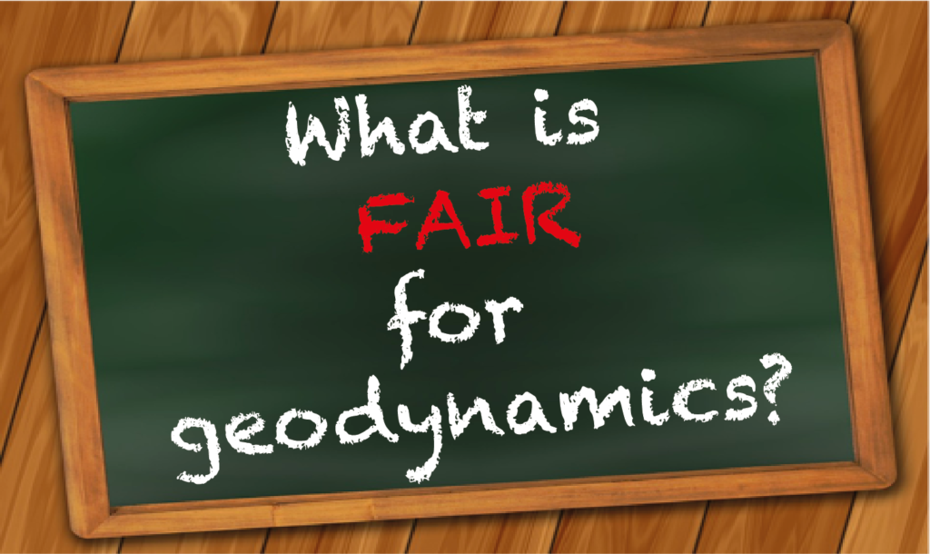What is FAIR for Geodynamics?